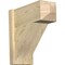 Ekena Millwork Traditional Rough Sawn Craftsman Outlooker, Douglas Fir, 8"W x 18"D x 18"H OUT08X18X18TRA04RDF - alternate 1